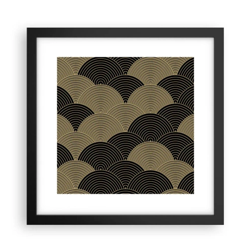 Poster în ramă neagră - Unitate în multiplicitate - 30x30 cm