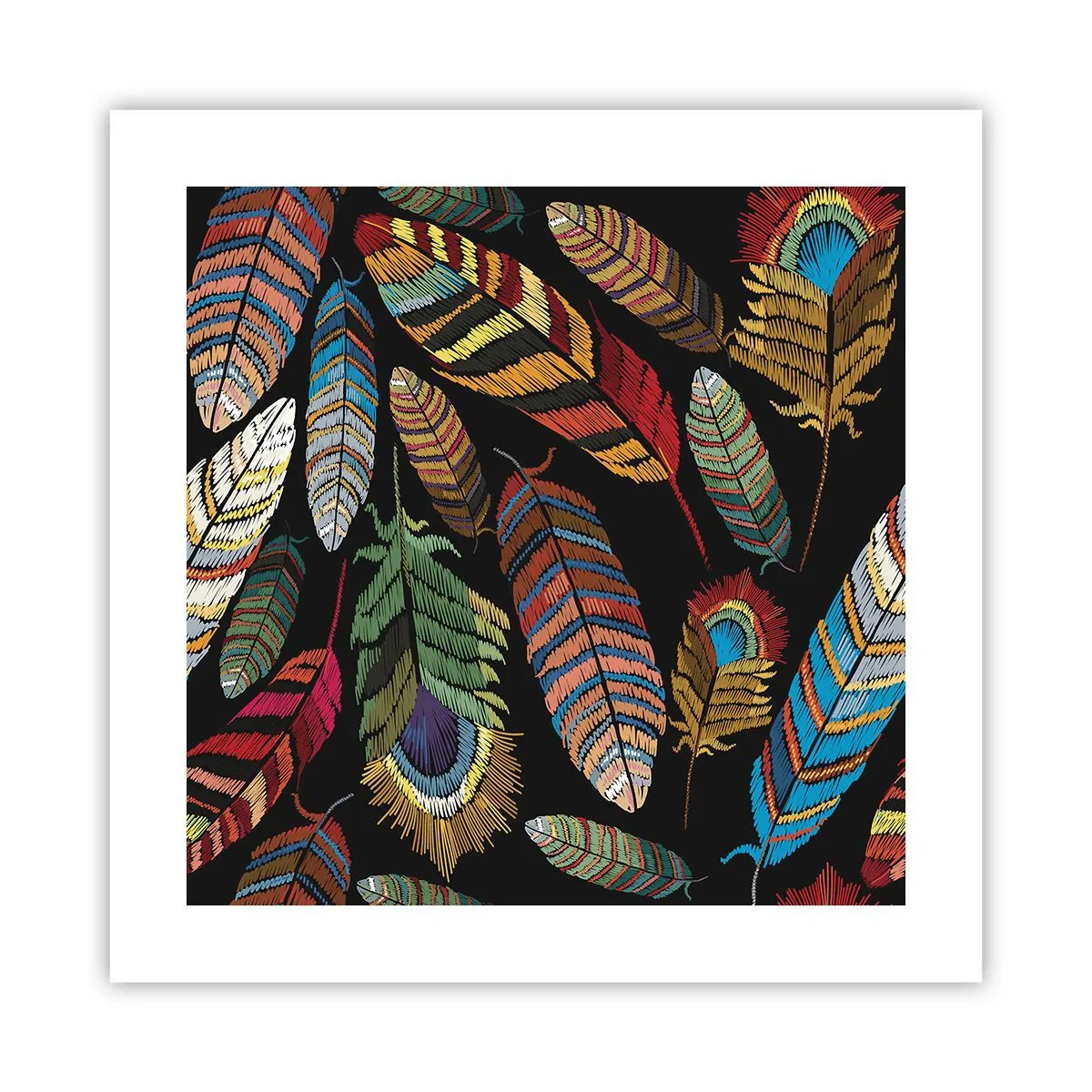 Poster - Carnavalul păsărilor - 40x40 cm