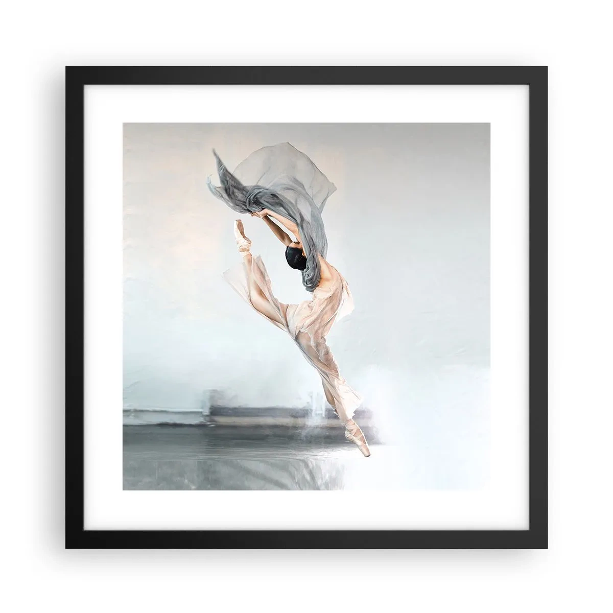 Poster în ramă neagră - În exaltare de dans - 40x40 cm