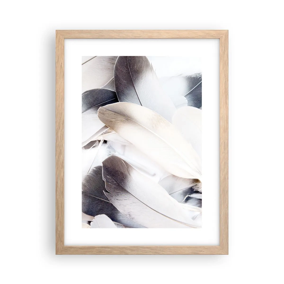 Poster în ramă de stejar deschis - Aproape angelice - 30x40 cm