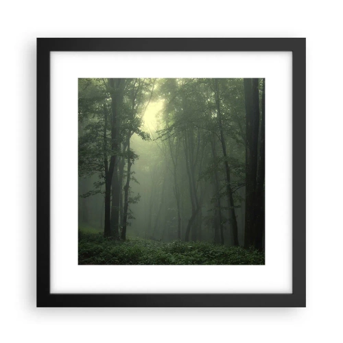 Poster în ramă neagră - Înainte să se trezească - 30x30 cm