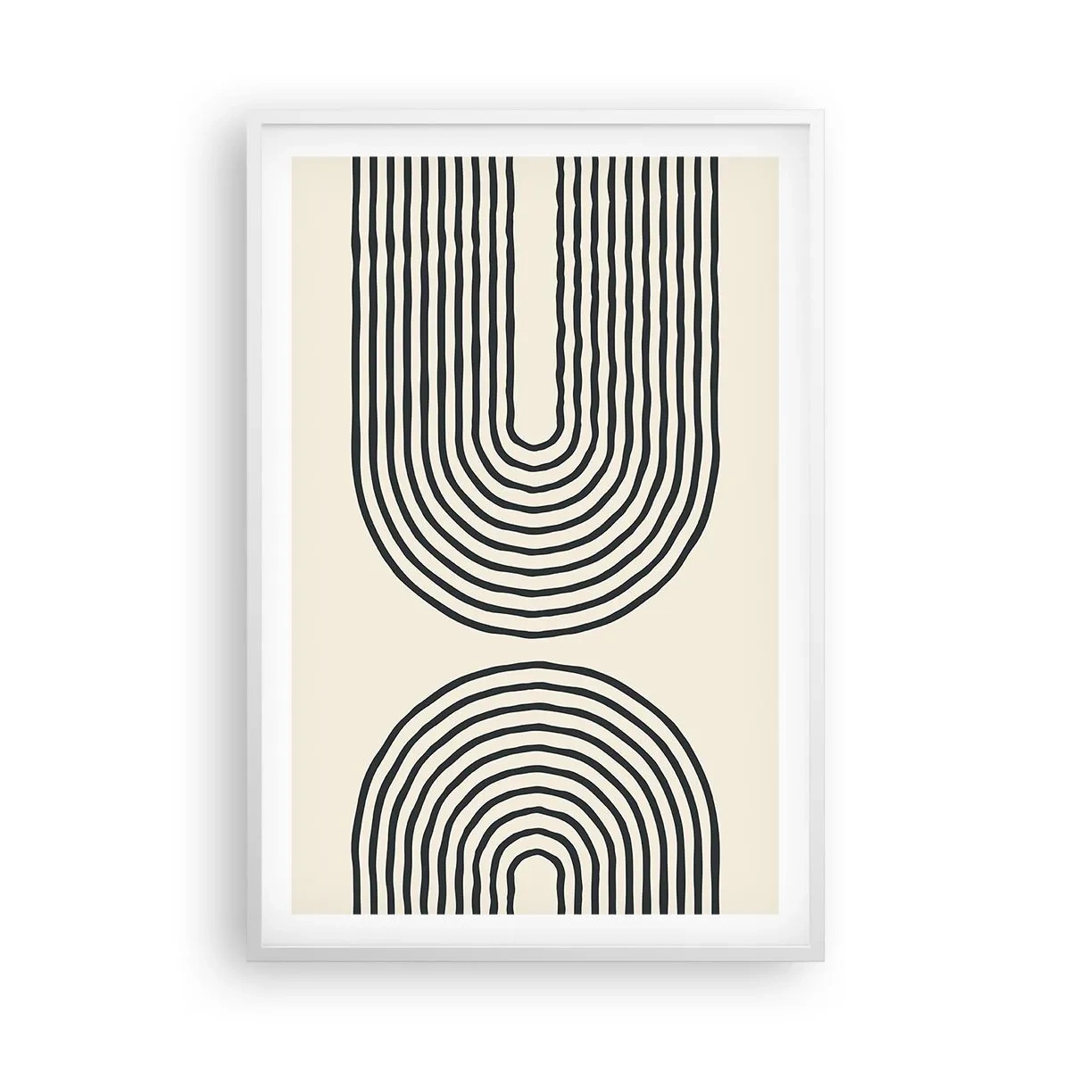 Poster în ramă albă - În curând... - 61x91 cm