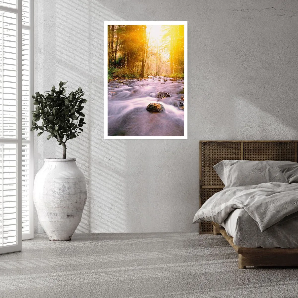 Poster - Malachit în rame de argint și aur - 70x100 cm