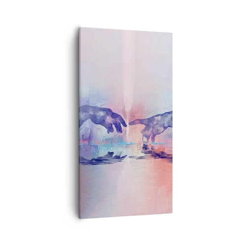 Tablou pe pânză - Scânteia divină a vieții - 55x100 cm