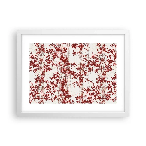 Poster în ramă albă - Ca un percal vechi - 40x30 cm