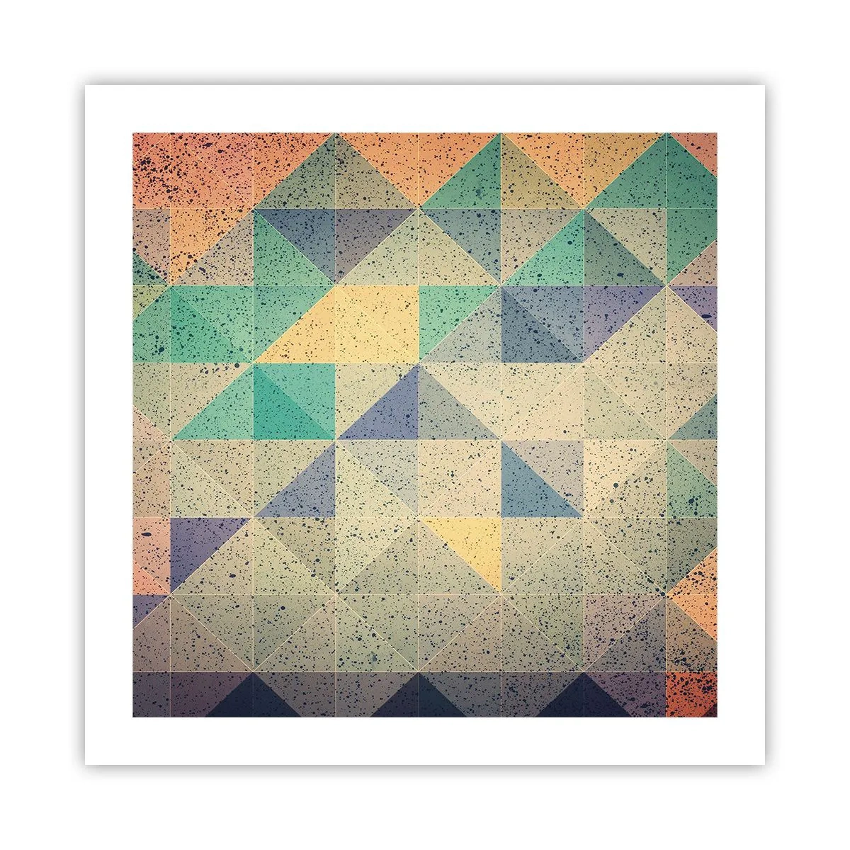 Poster - Republica triunghiurilor - 50x50 cm