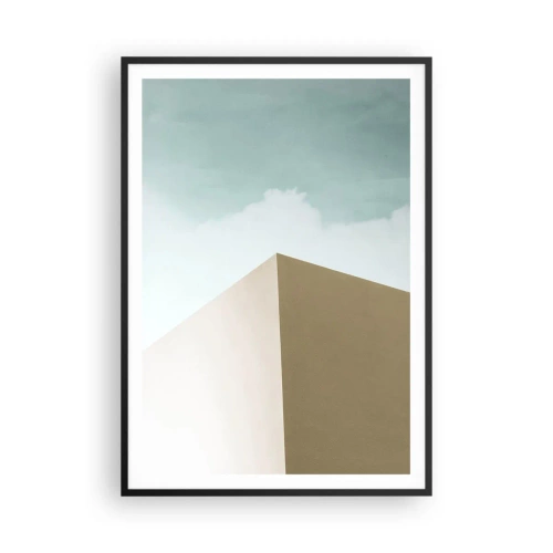 Poster în ramă neagră - Geometria unei veri însorite - 70x100 cm