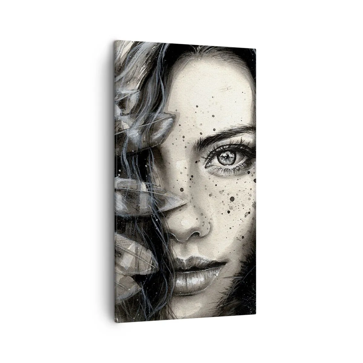 Tablou pe pânză - Frumusețe sălbatică - 45x80 cm