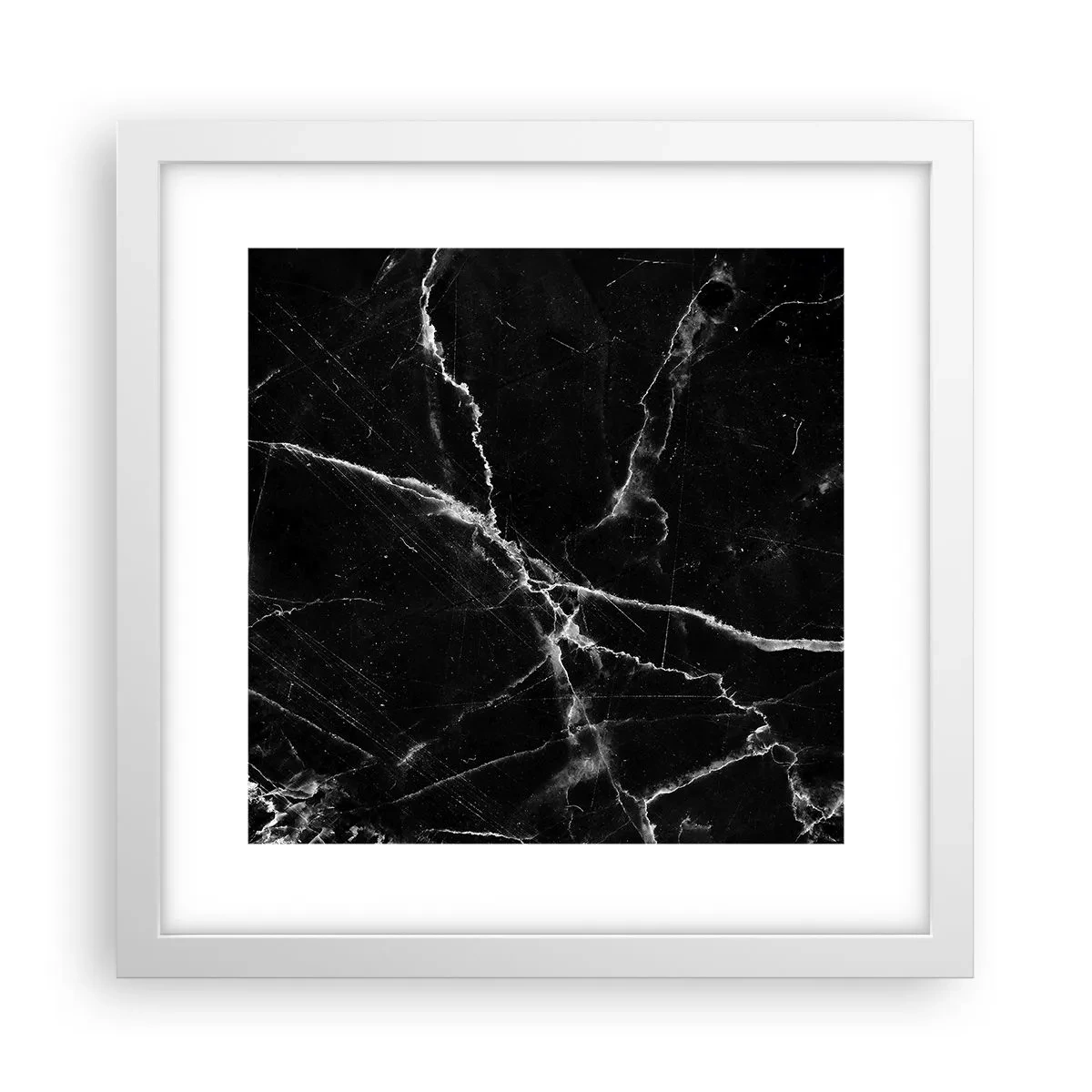 Poster în ramă albă - Viața secretă a unei pietre - 30x30 cm