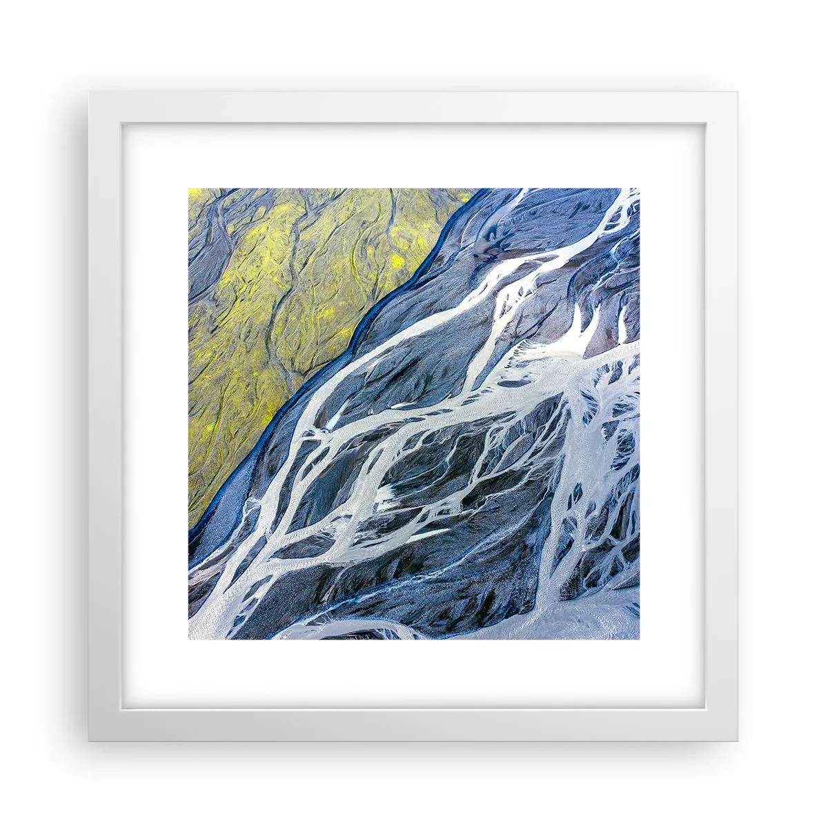Poster în ramă albă - Picturi din natură - 30x30 cm