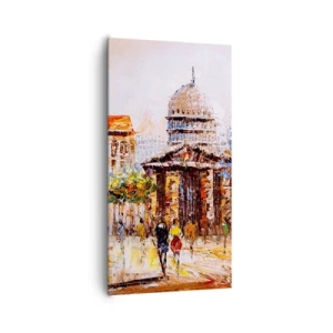 Tablou pe pânză - O plimbare pariziană - 65x120 cm