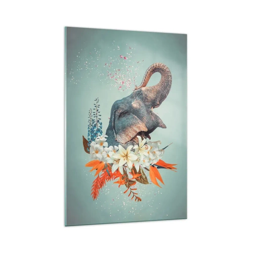 Tablou pe sticlă - Urlet de bucurie - 70x100 cm