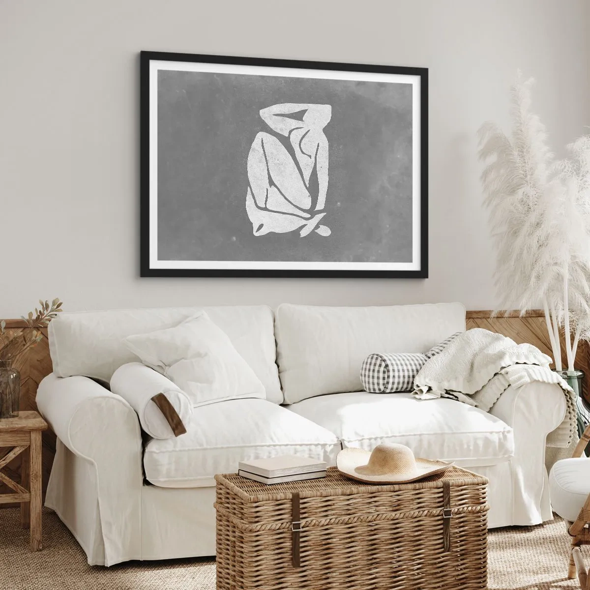 Poster în ramă neagră - În reverie - 50x40 cm