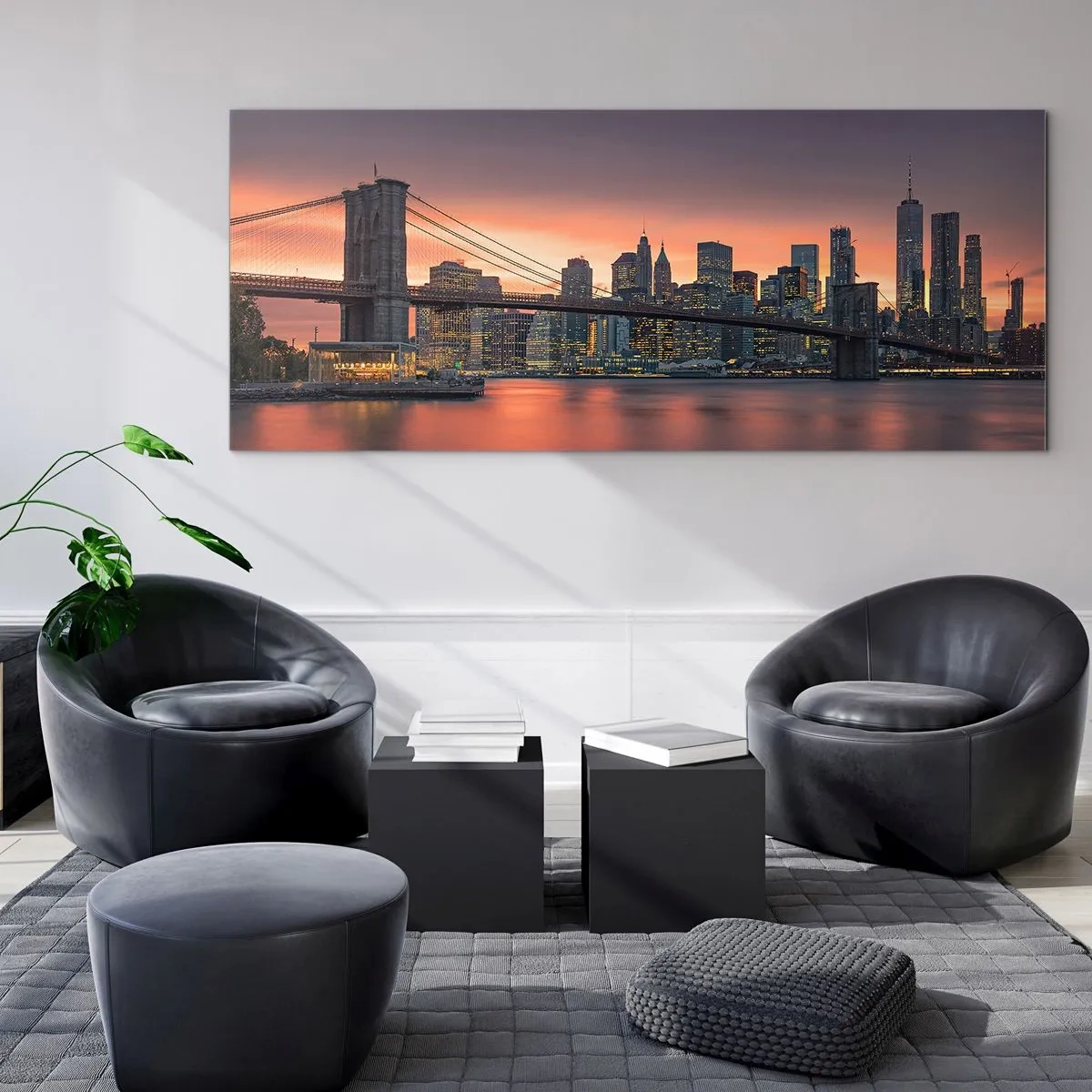 Tablou pe sticlă - Scufundate în tăcerea liliachie - 120x50 cm