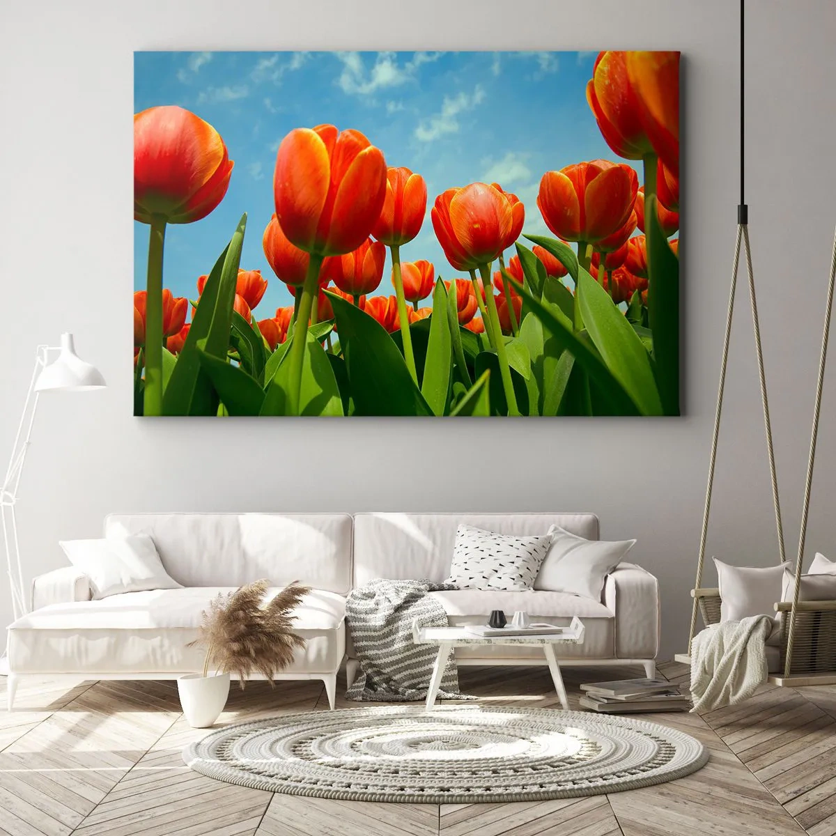 Tablou pe pânză - Doar cerul albastru - 120x80 cm