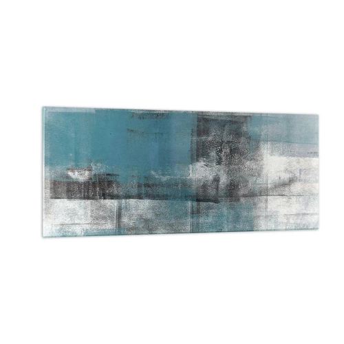 Tablou pe sticlă - Apă și aer - 100x40 cm