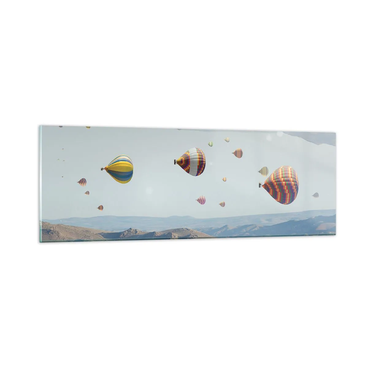 Tablou pe sticlă - Orice este posibil aici - 90x30 cm