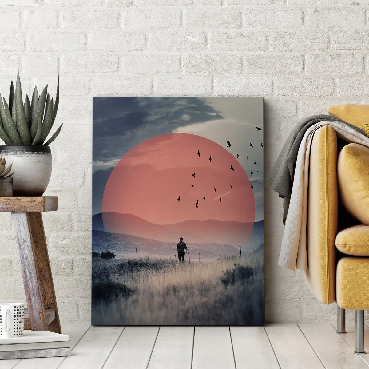 Tablou pe pânză Canvas - Se simt bine acolo unde sunt - 70x100 cm