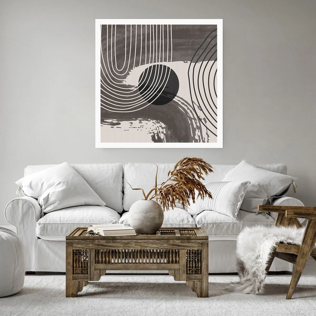 Poster - Ovalul câștigă - 60x60 cm