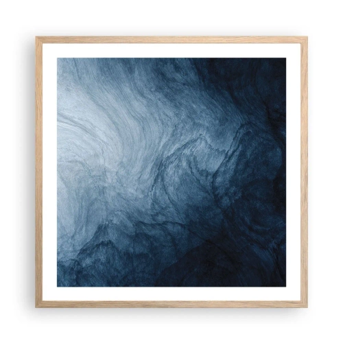 Poster în ramă de stejar deschis - În adâncuri - 60x60 cm