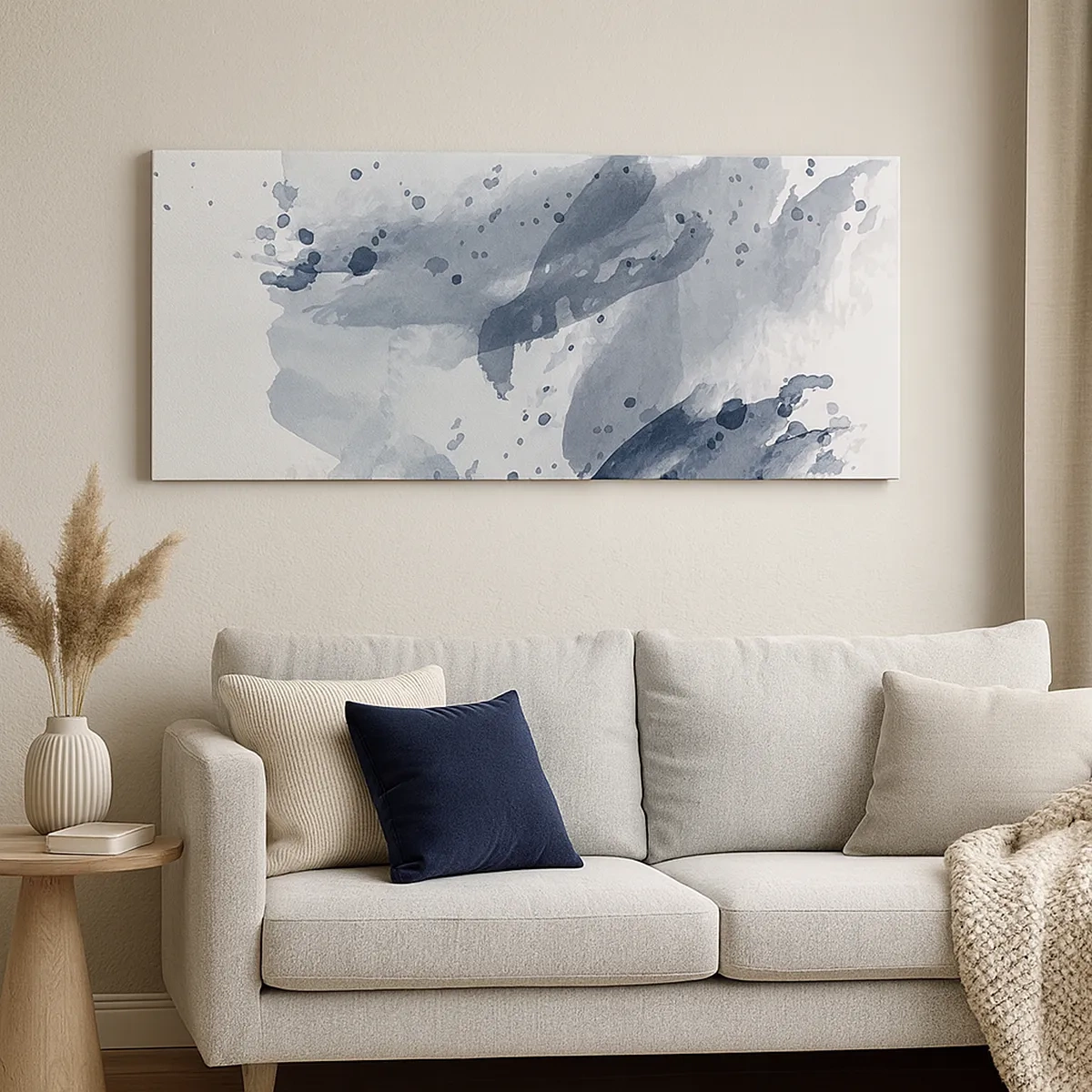 Tablou pe pânză - Un studiu al naturii de apă - 30x30 cm