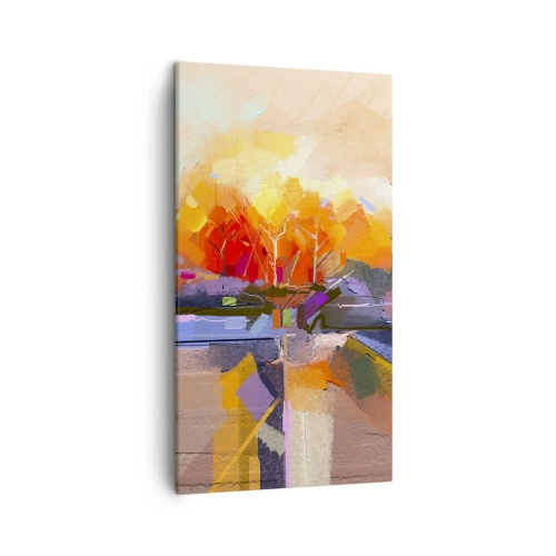Tablou pe pânză - A devenit toamnă - 45x80 cm