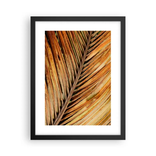 Poster în ramă neagră - Aur de nucă de cocos - 30x40 cm