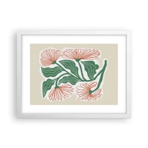 Poster în ramă albă - Folclor modern - 40x30 cm