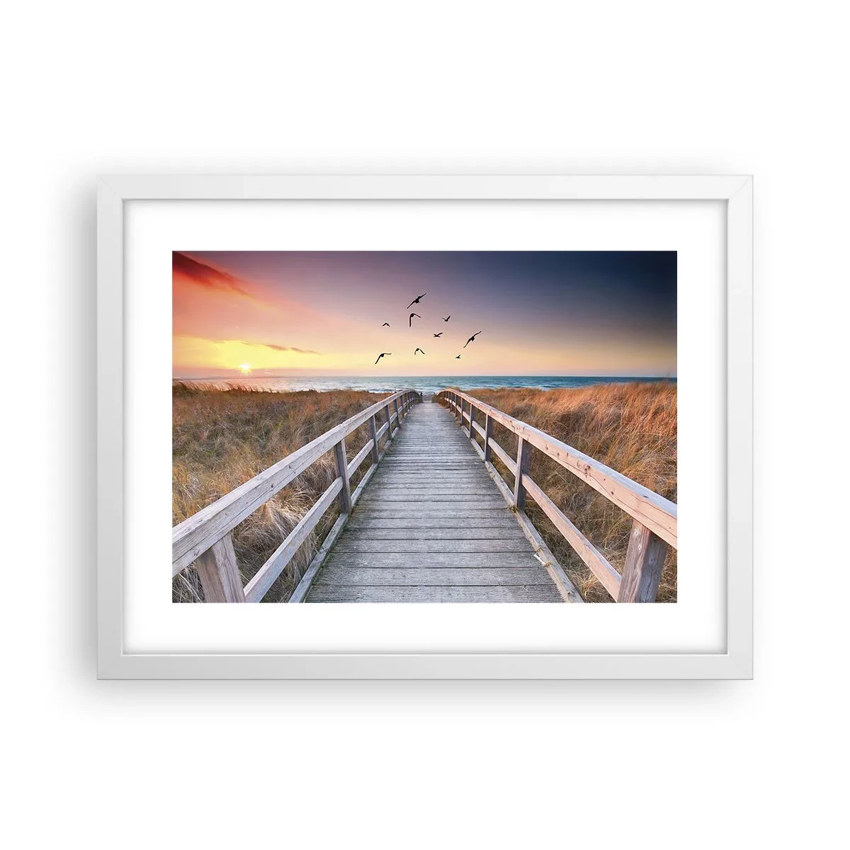 Poster în ramă albă - Spațiul pentru a zbura - 40x30 cm