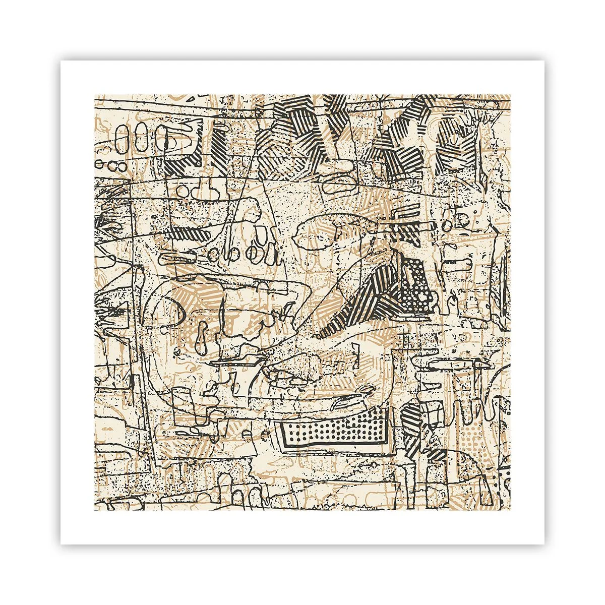 Poster - Așteaptă să fie descifrat - 50x50 cm
