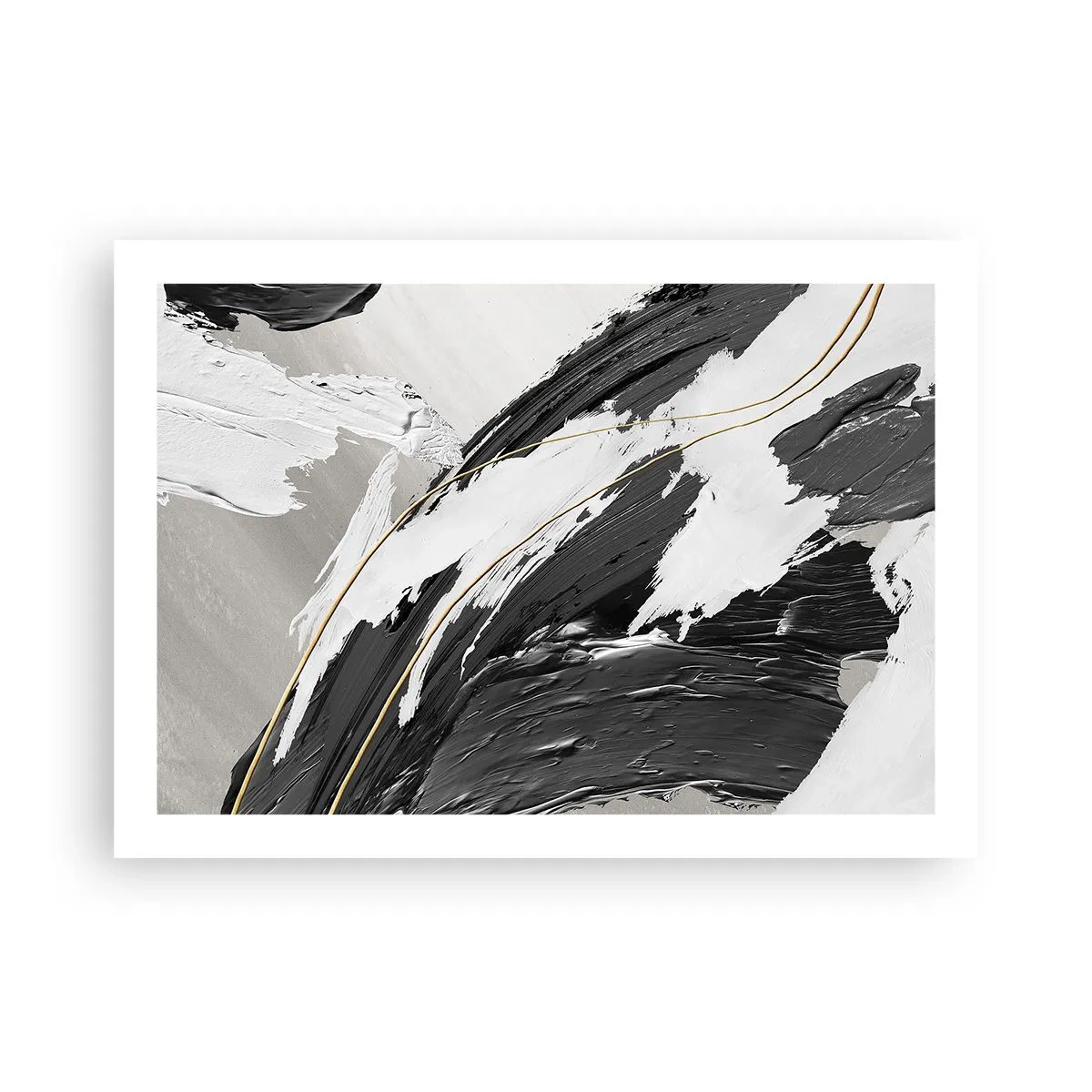 Poster - Abstracție cu fler - 70x50 cm