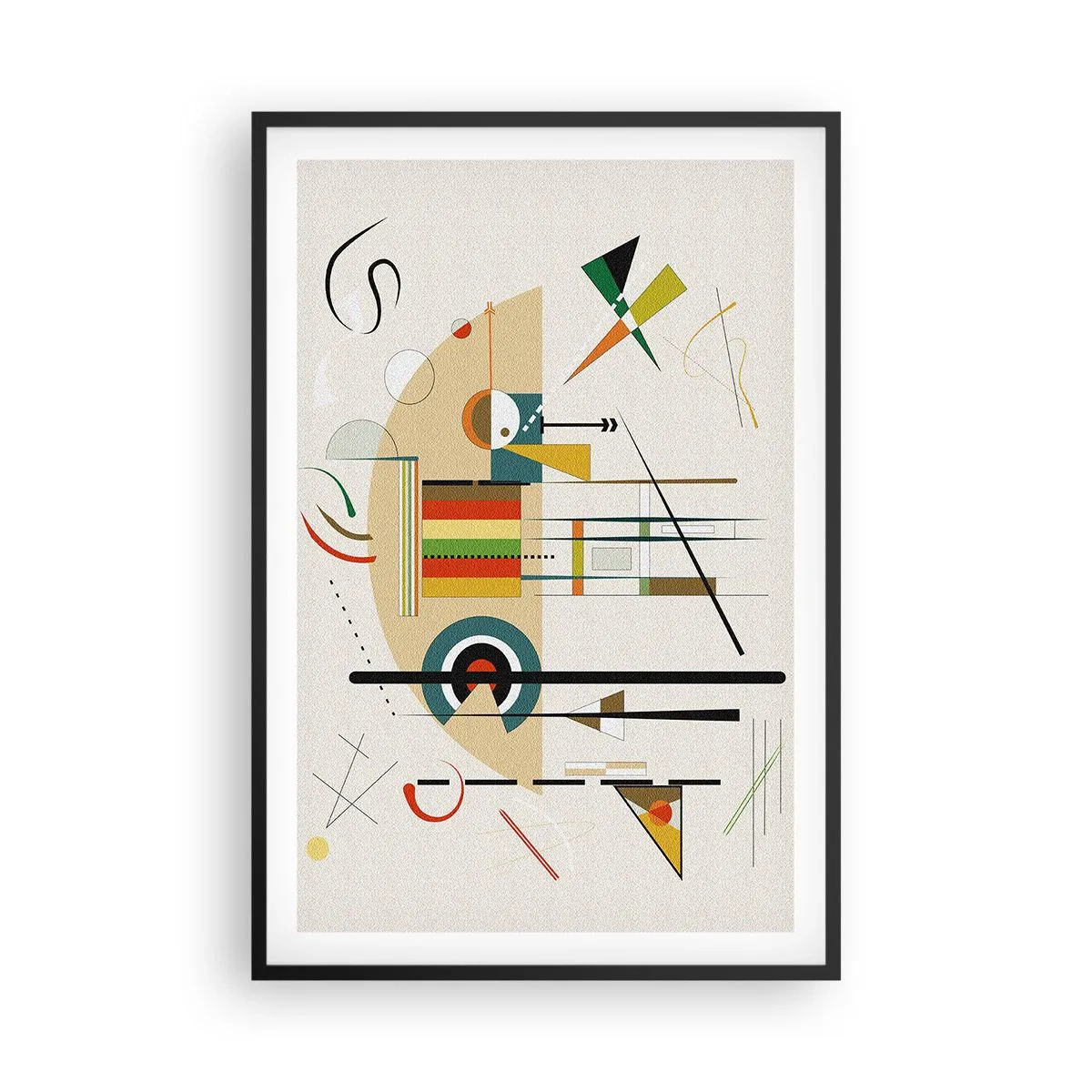 Poster în ramă neagră - Și lumea râde - 61x91 cm