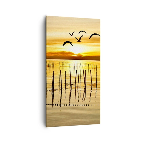 Tablou pe pânză - În zona pescuitului - 55x100 cm