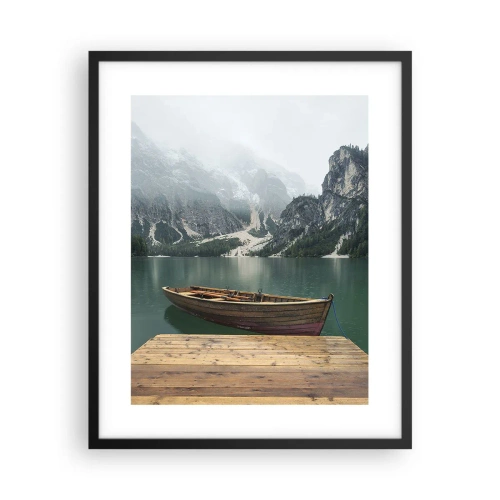 Poster în ramă neagră - Și frunțile mândre - 40x50 cm
