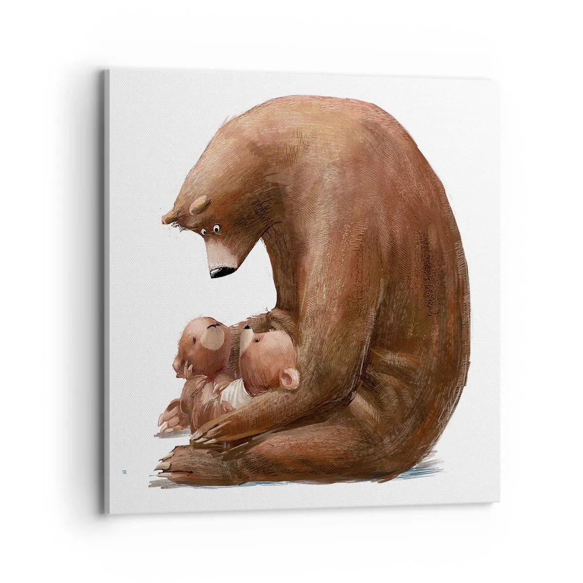 Tablou pe pânză - Vise plăcute, copii - 70x70 cm