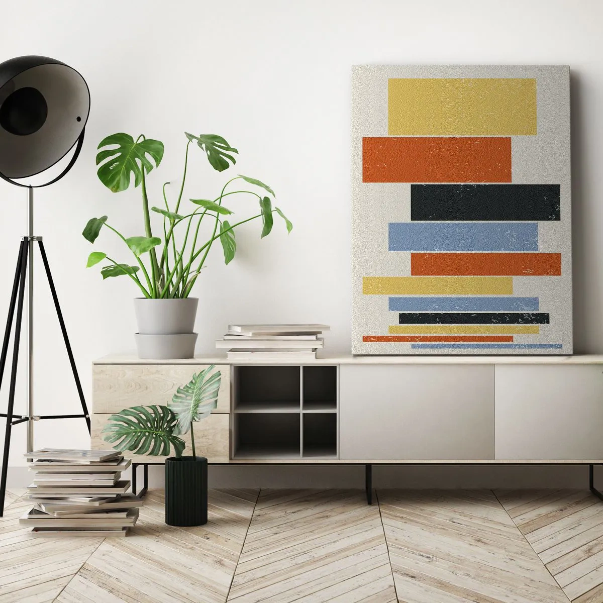 Tablou pe pânză - Înregistrare muzicală - 45x80 cm