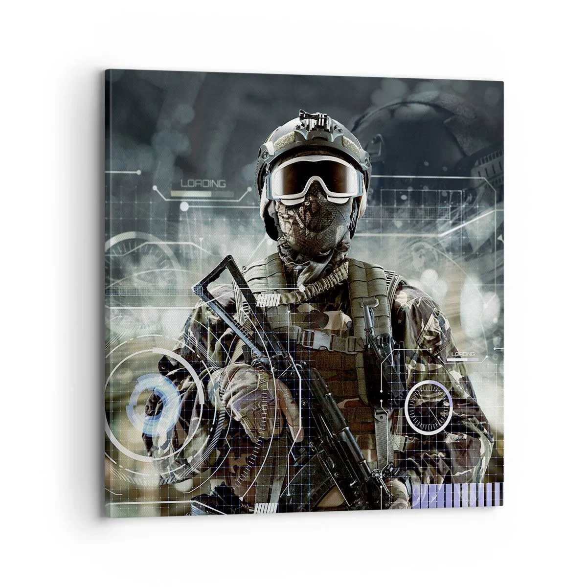 Tablou pe pânză - Putere la putere - 70x70 cm