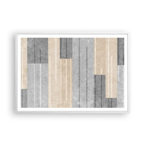 Poster în ramă albă - Compoziție: în poziție verticală - 100x70 cm