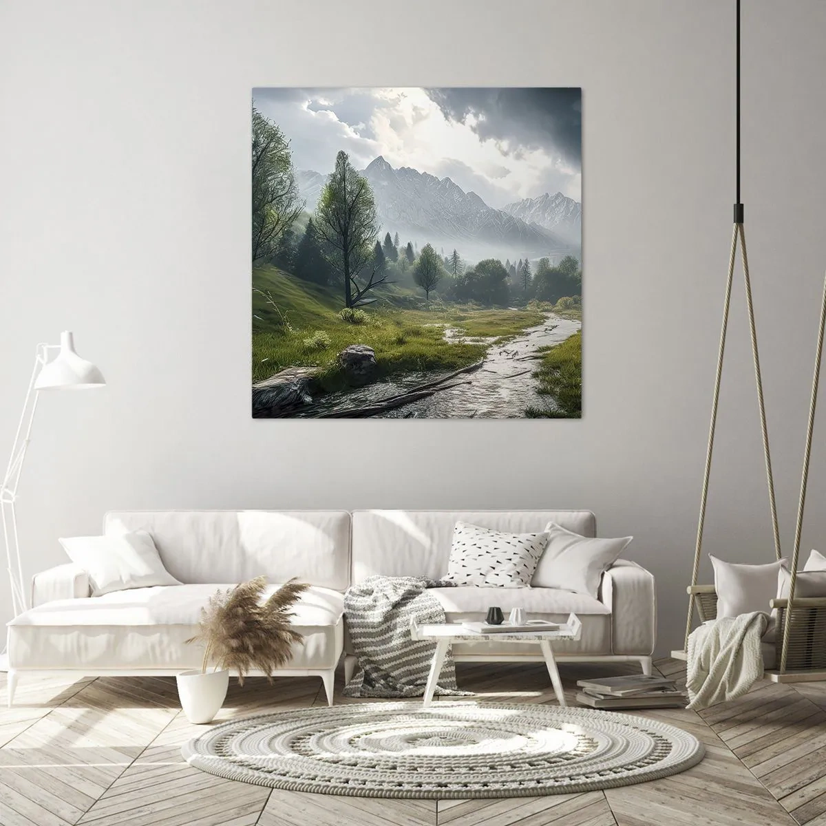 Tablou pe pânză - Până acolo și înapoi - 60x60 cm