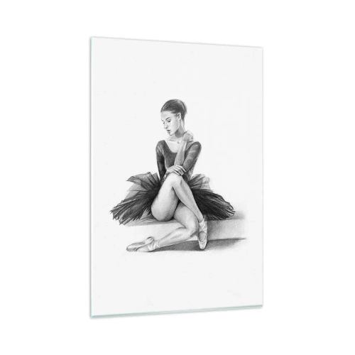 Tablou pe sticlă - Încântată de dans - 80x120 cm