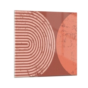 Tablou pe sticlă - Relație strânsă - 70x70 cm