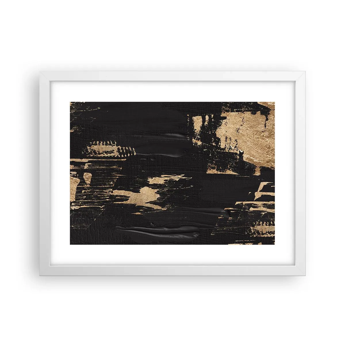 Poster în ramă albă - O urmă de atingere - 40x30 cm