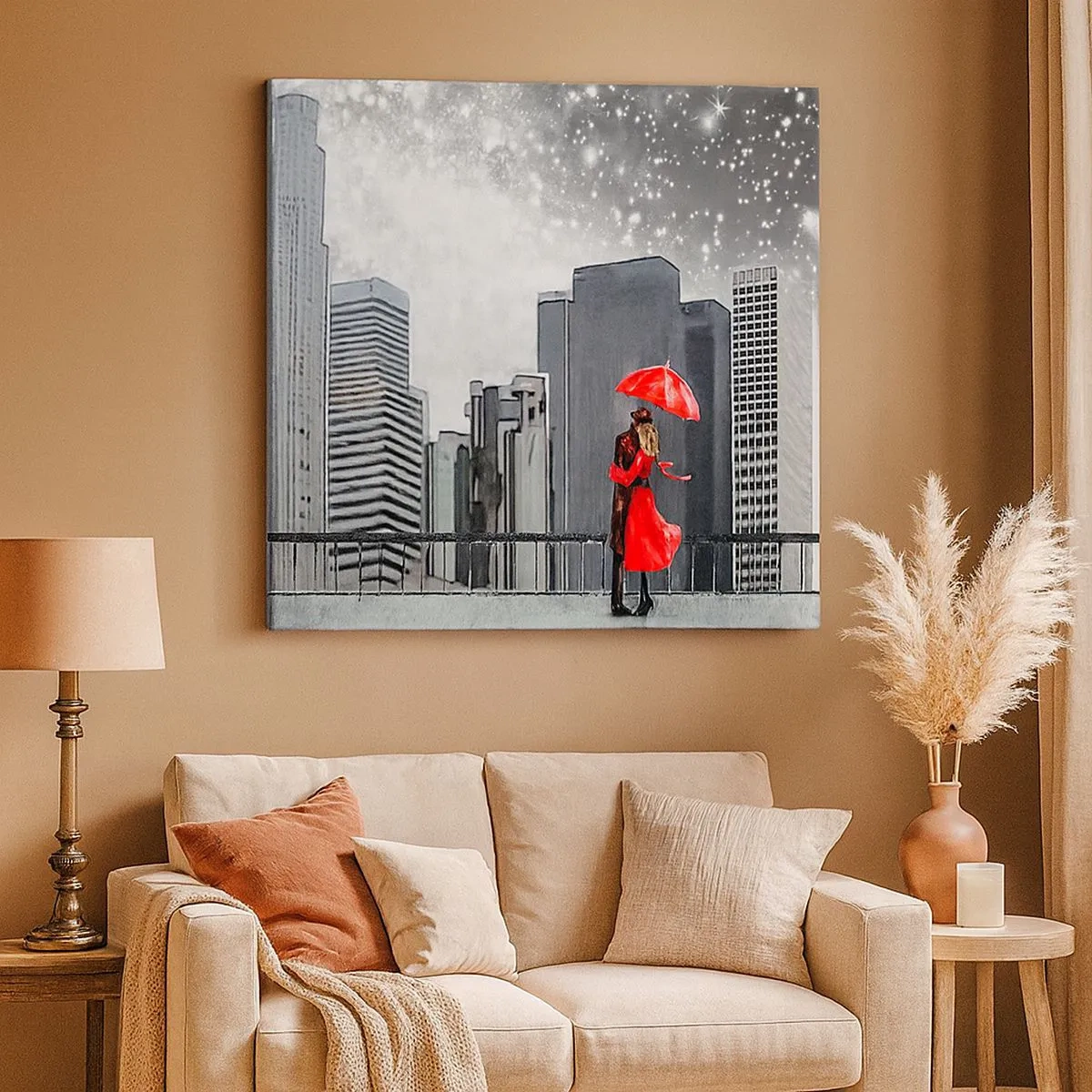 Tablou pe pânză - Un om, nu o piatră - 30x30 cm