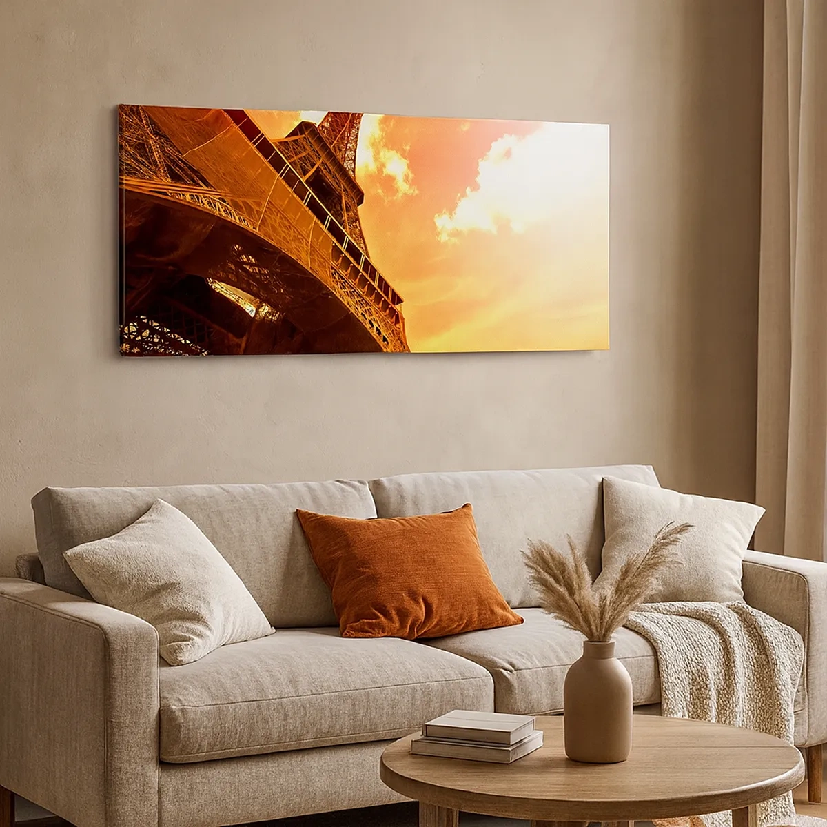 Tablou pe pânză - Monumental, pentru că aurit de soare - 30x30 cm