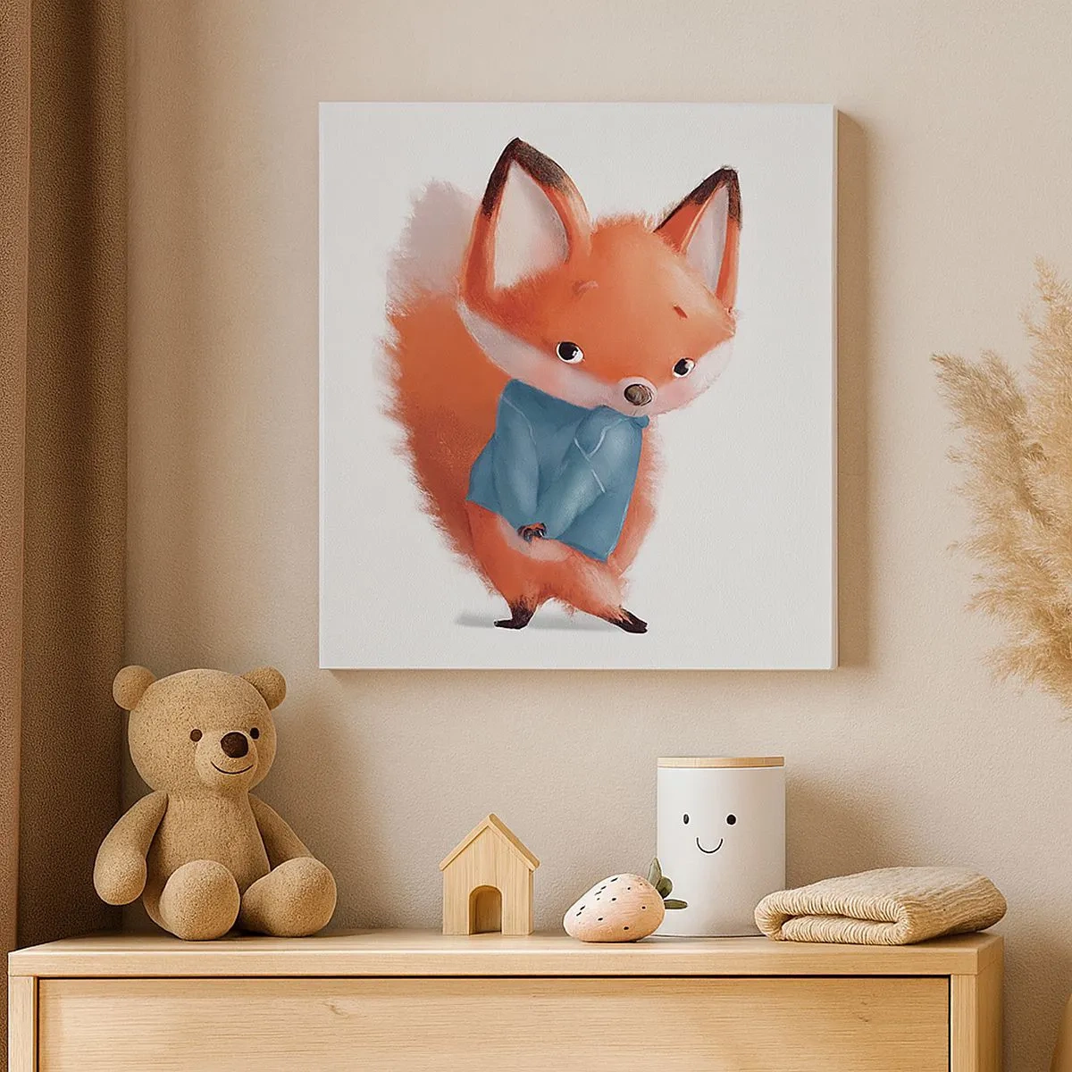 Tablou pe pânză - Îmi vine bine? - 30x30 cm