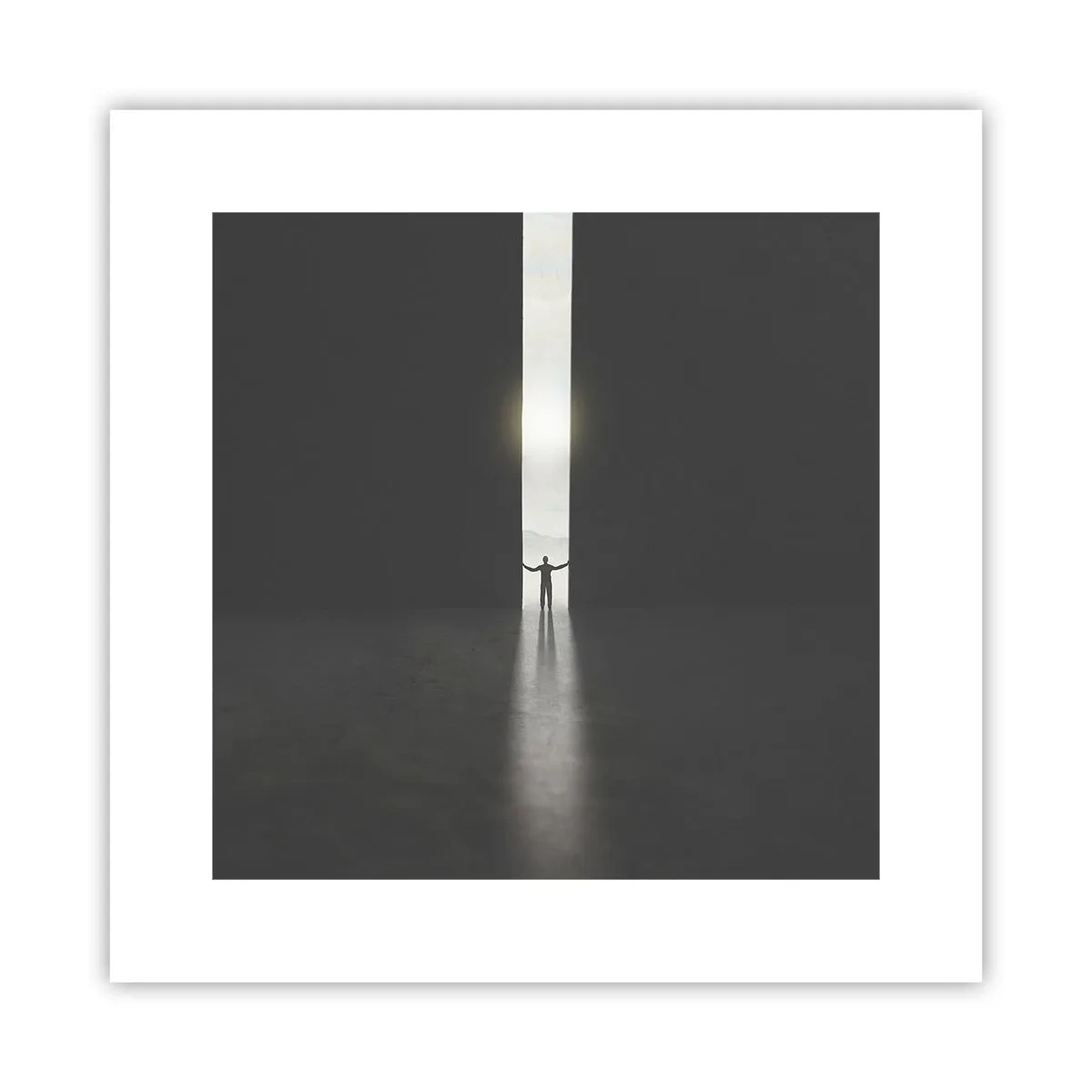 Poster - Un pas spre un viitor luminos - 30x30 cm