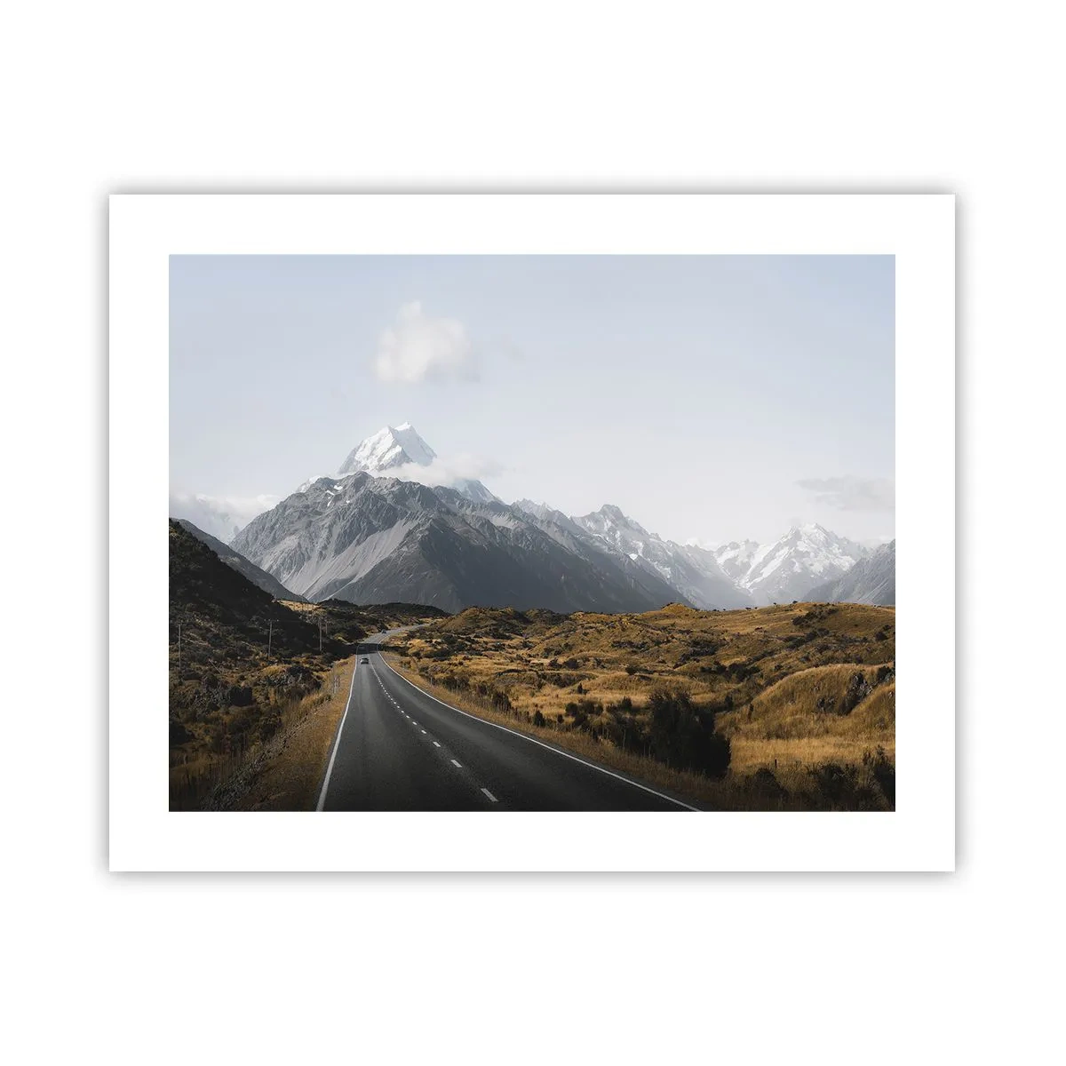 Poster - Drumul spre inima munților - 50x40 cm