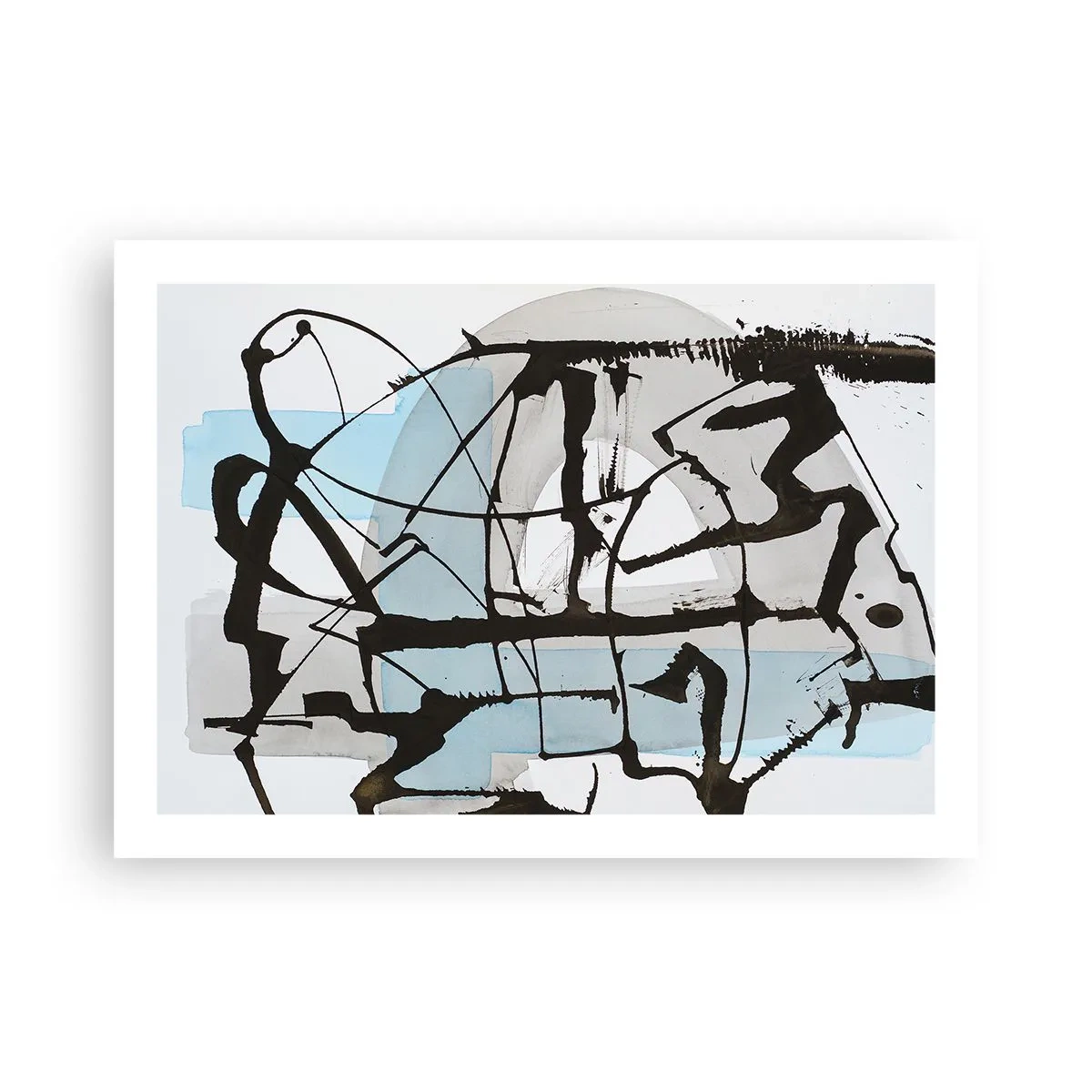 Poster - Cu toate acestea, albastru - 70x50 cm