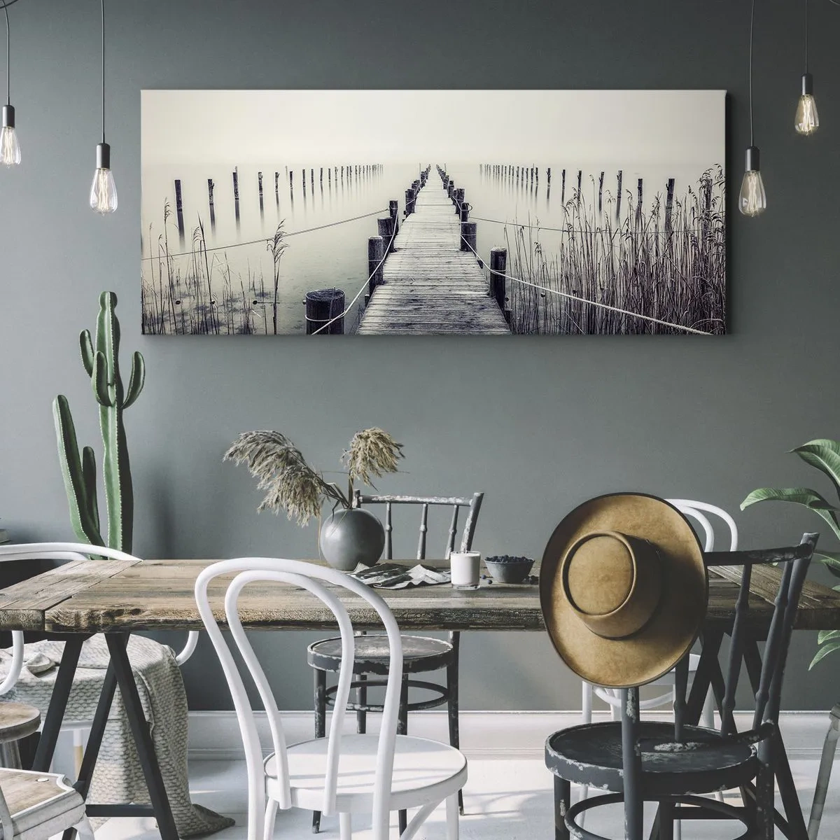 Tablou pe pânză - Scufundă-te în pace - 100x40 cm