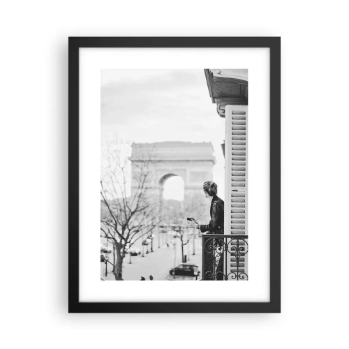 Poster în ramă neagră - Cameră cu vedere - 30x40 cm